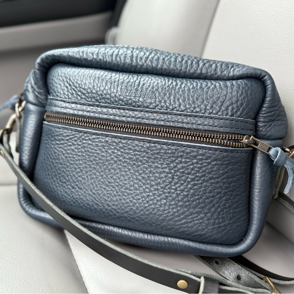 GFG Navy Sarah Original with Front Zipper Pocket and Black Strap